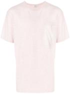 Ymc Front Pocket Style T-shirt - Pink & Purple