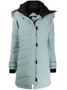 Canada Goose Fur Trim Puffer Coat - Blue