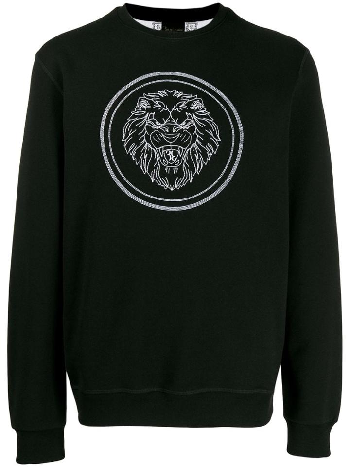 Billionaire Logo Embroidered Sweatshirt - Black