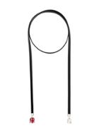 Salvatore Ferragamo Tulip Wrap Necklace - Black