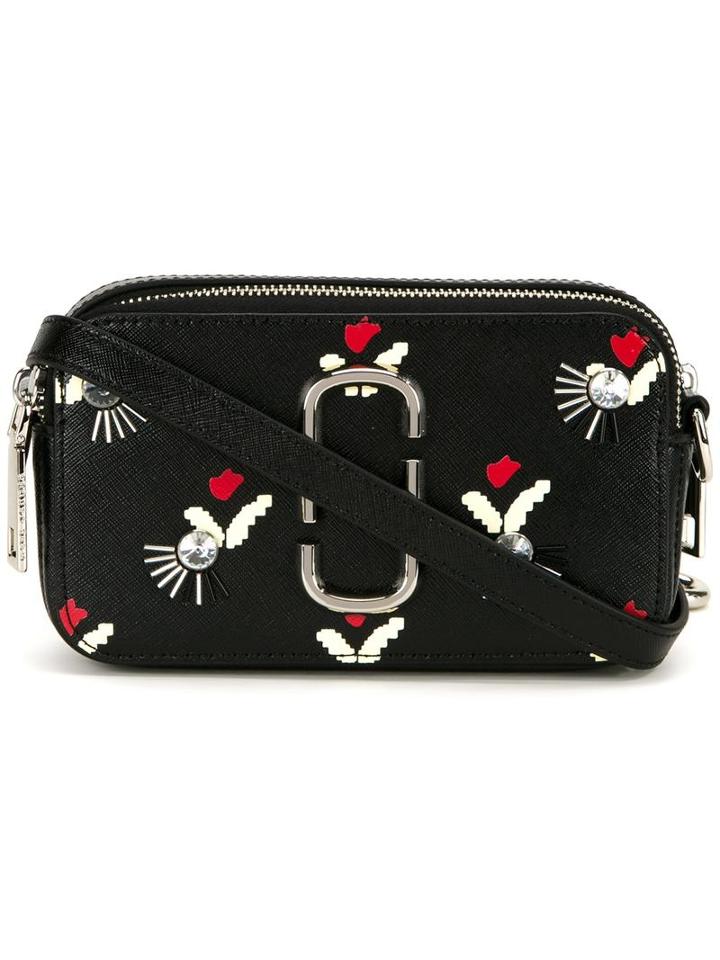 Marc Jacobs 'snapshot Embellished Tulip' Camera Bag, Women's, Black