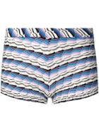 Missoni Mare Textured Bikini Bottom - Blue