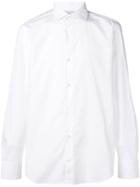 Eleventy Long-sleeve Fitted Shirt - White