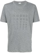 Saint Laurent Star-print Cotton T-shirt - Grey