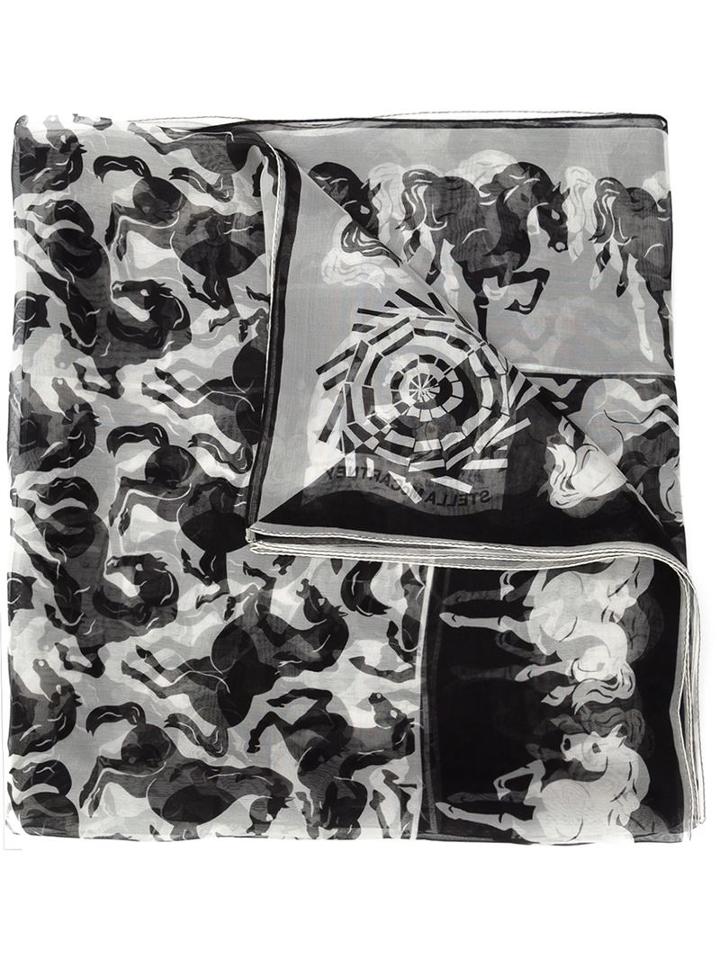 Stella Mccartney Horse Print Scarf