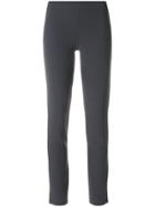Moschino Cropped Skinny Trousers - Grey