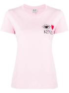 Kenzo Cupid Eye Motif T-shirt - Pink