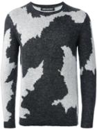 Neil Barrett Patchy Intarsia Sweater