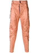 Cedric Jacquemyn Fitted Casual Trousers - Metallic