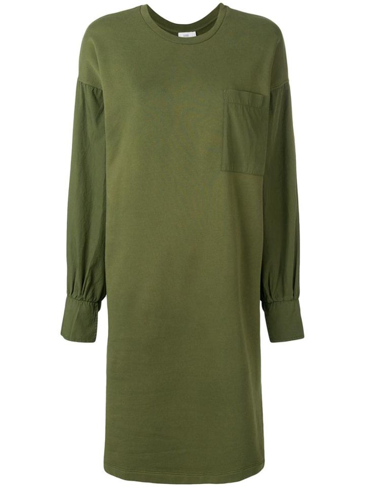 Closed Crewneck Jersey Dress - Green