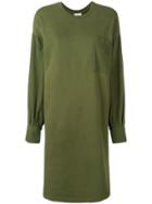 Closed Crewneck Jersey Dress - Green