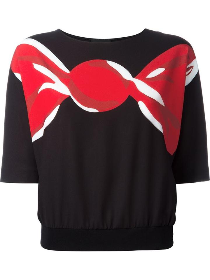 Boutique Moschino Candy Print Loose Top