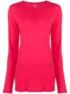 Majestic Filatures Long Sleeved Sweatshirt - Pink & Purple