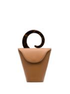 Usisi Curved Handle Tote - Brown