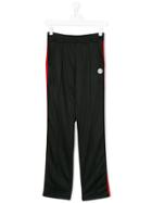 Msgm Kids Stripe Detail Trousers - Black