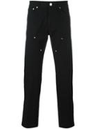 Givenchy Front Panel Jeans, Men's, Size: 31, Black, Cotton/polyester