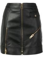 Versus Zip Detail Mini Skirt - Black
