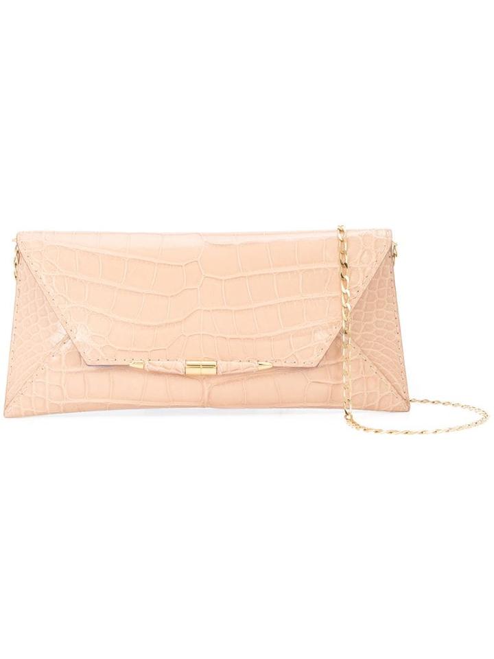 Tyler Ellis Aimee Large Clutch - Neutrals