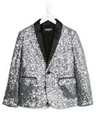 Dsquared2 Kids Glitter Blazer, Boy's, Size: 10 Yrs, Grey