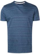Isaia Horizontal Striped T-shirt - Blue