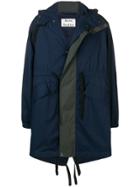 Acne Studios Two-tone Oversized Parka - Blue