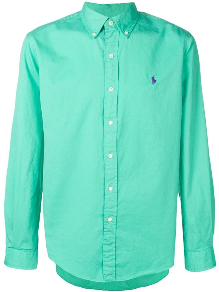 Polo Ralph Lauren Button Down Logo Shirt - Green