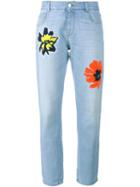 Stella Mccartney Flower Embroidered Jeans, Women's, Size: 29, Blue, Cotton/spandex/elastane