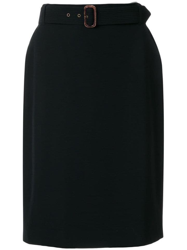 Jean Paul Gaultier Pre-owned Belted Skirt - Black