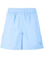 Polo Ralph Lauren Embroidered Logo Swim Shorts, Men's, Size: Small, Blue, Polyester/nylon