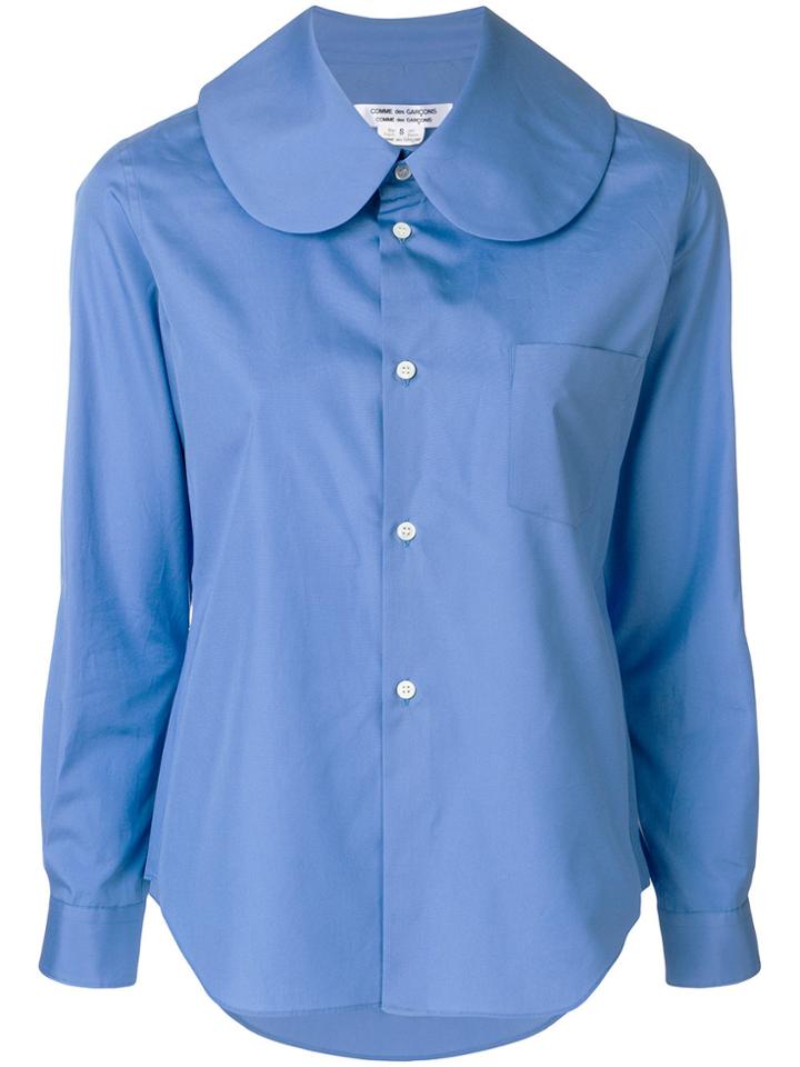 Comme Des Garçons Comme Des Garçons Peter Pan Collar Shirt - Blue