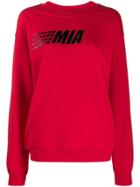 Mia-iam Logo Sweater - Red