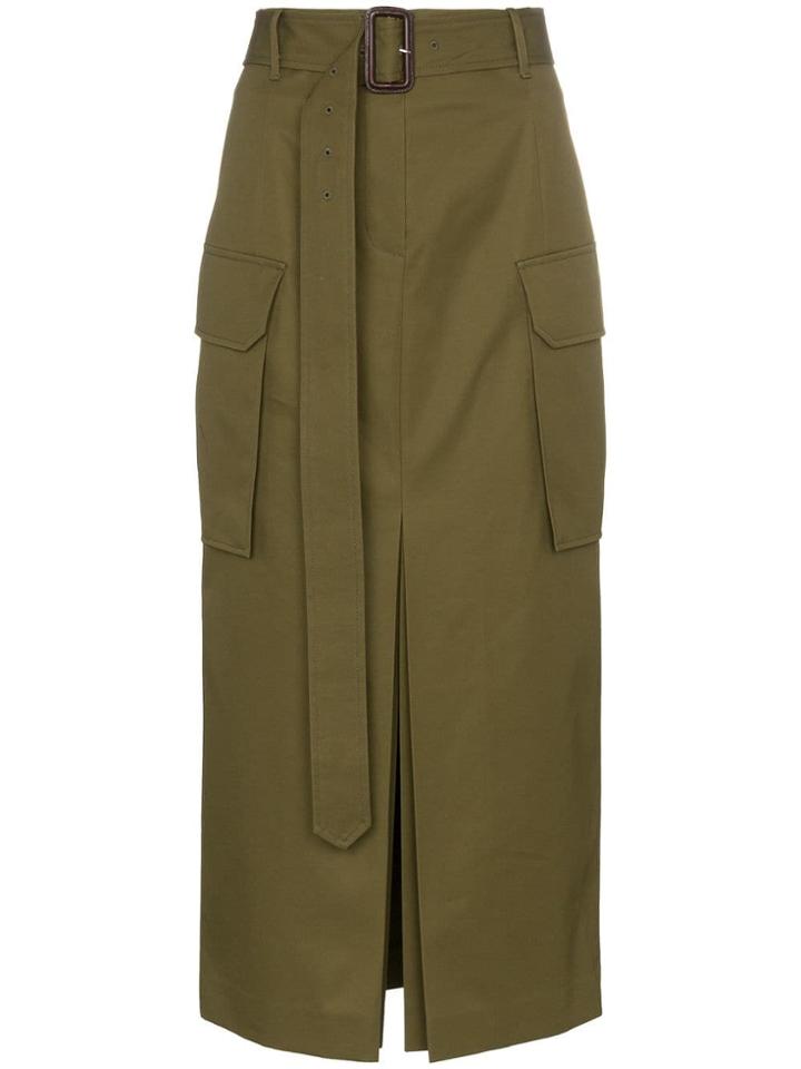 Juun.j Belted Combat Skirt - Green