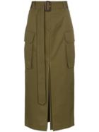 Juun.j Belted Combat Skirt - Green