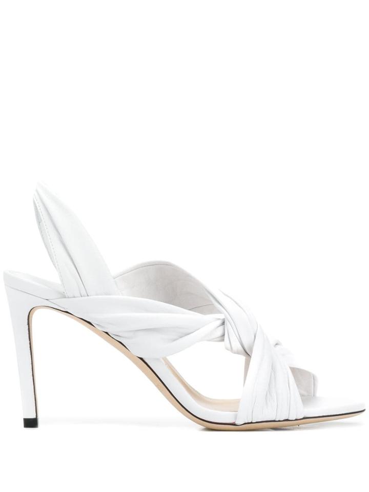 Jimmy Choo Lalia 85 Sandals - White