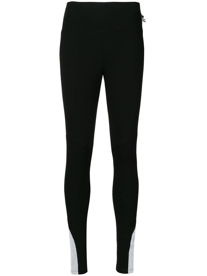 Philipp Plein Stripes Leggings - Black