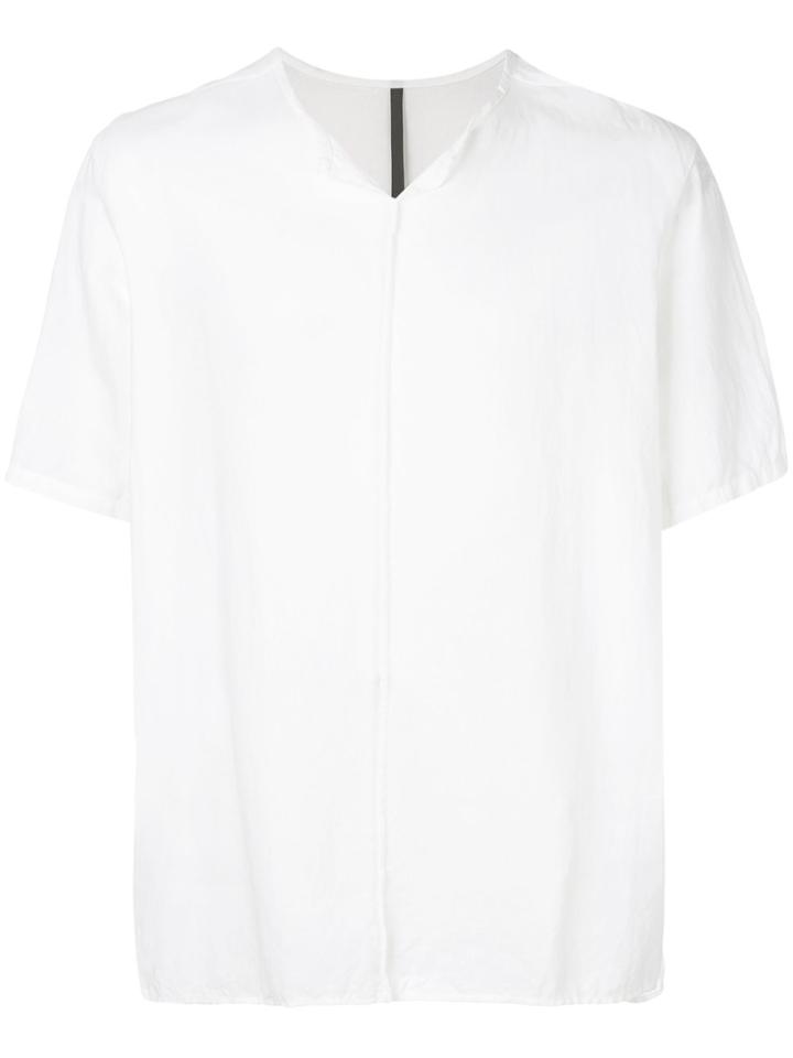 Attachment Exposed Seam T-shirt - White