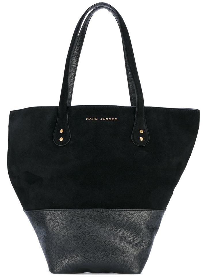 Marc Jacobs - Wingman Tote - Women - Cotton/leather/suede - One Size, Black, Cotton/leather/suede