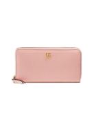 Gucci Leather Zip Around Wallet - Pink