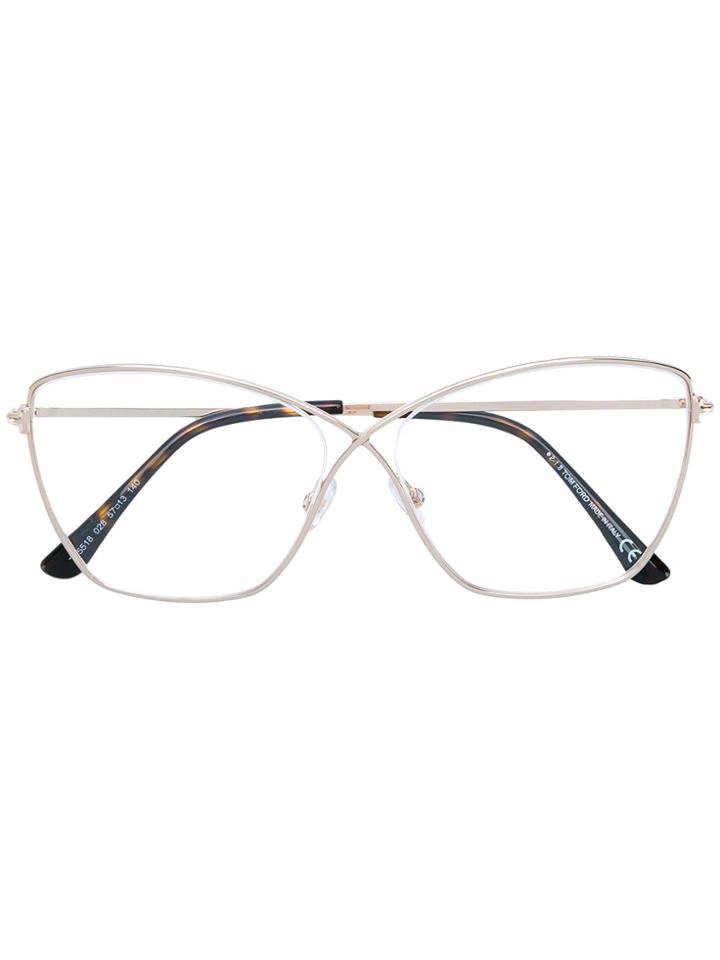 Tom Ford Eyewear Infinite Metal Glasses - Metallic