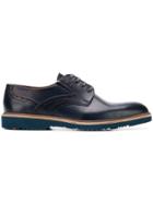 Lloyd Punch Hole Derby Shoes - Blue