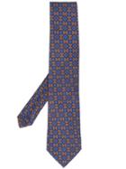 Etro Patterned Silk Formal Tie - Brown