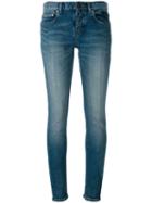 Saint Laurent - Skinny Jeans - Women - Cotton/spandex/elastane - 28, Women's, Blue, Cotton/spandex/elastane
