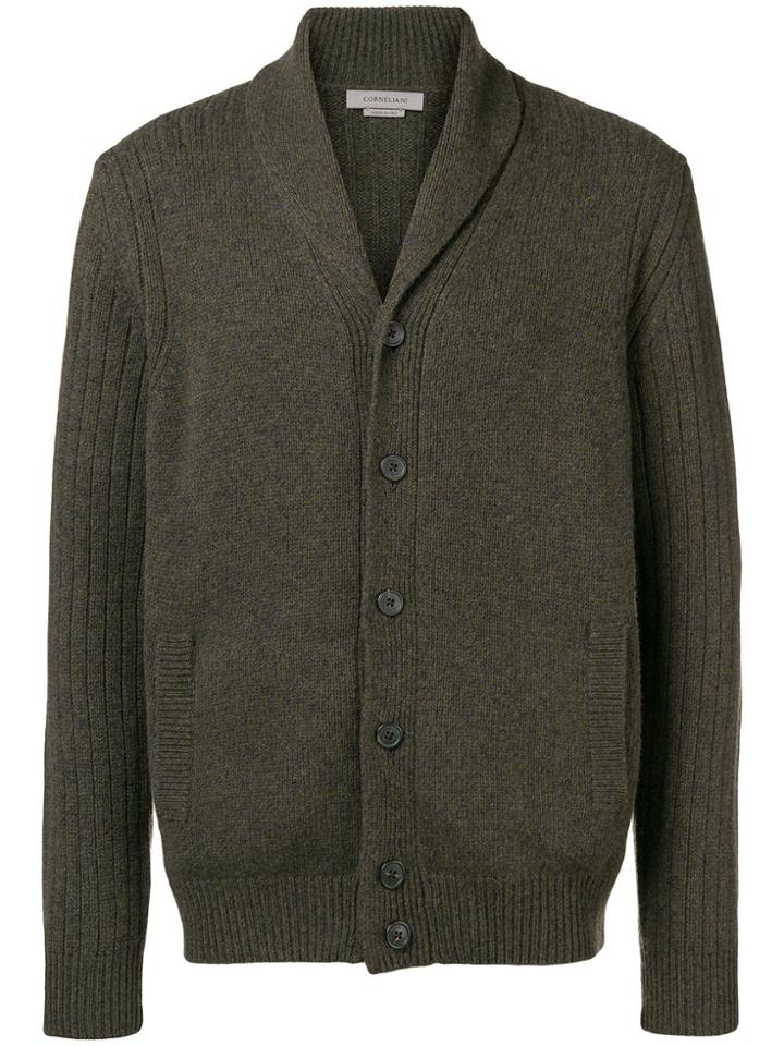 Corneliani Knitted Cardigan - Green