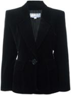 Yves Saint Laurent Vintage Velvet Jacket, Women's, Size: 34, Black