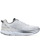 Hoka One One White Clifton 4 Sneakers