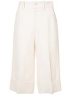 Gucci Cropped Trousers - Nude & Neutrals