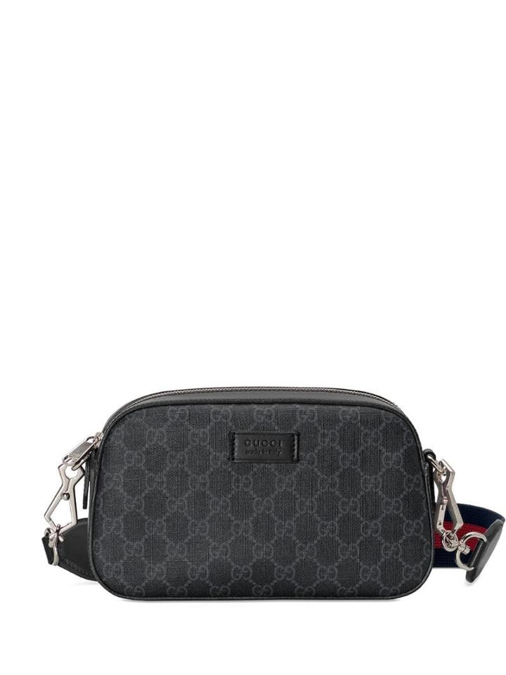 Gucci Gg Supreme Canvas Shoulder Bag - Grey