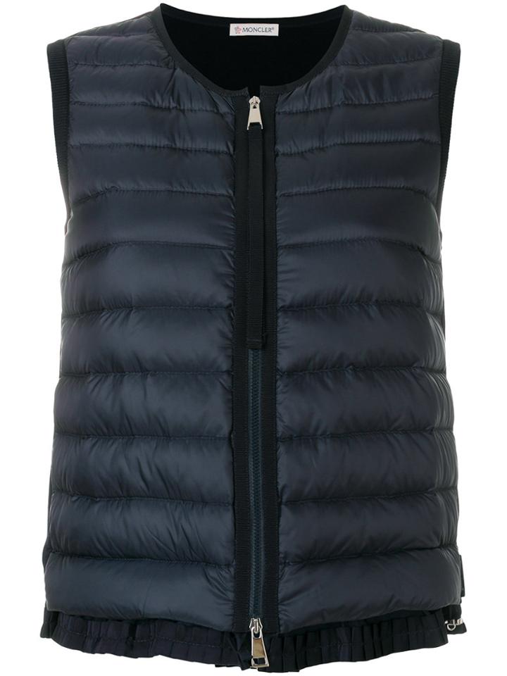 Moncler Padded Sleeveless Gilet - Blue