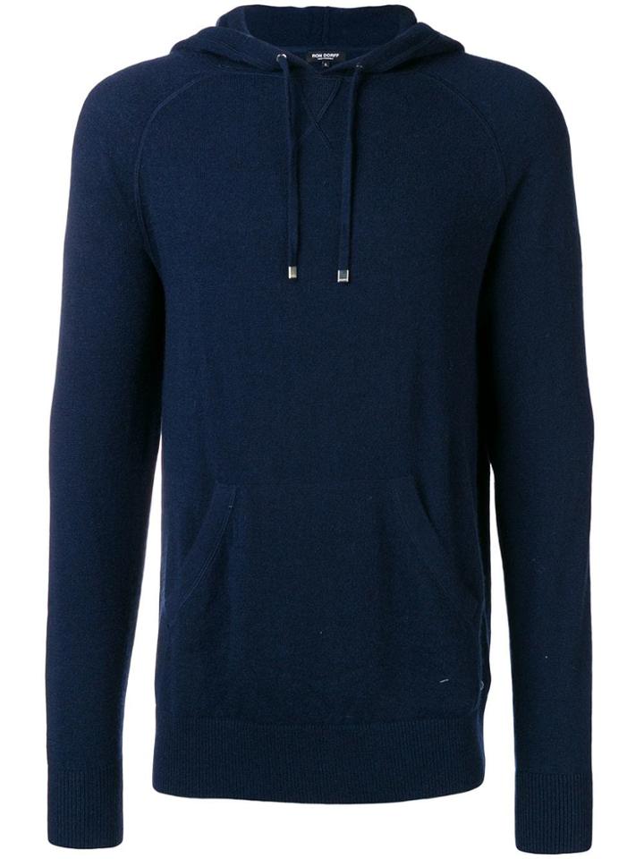 Ron Dorff Hooded Sweater - Blue