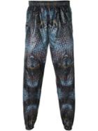 Marcelo Burlon County Of Milan 'potosi' Trousers, Men's, Size: Large, Black, Polyamide